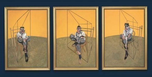 14. "Lyusyen Freyd portretiga uch yondashuv" ("Three Studies of Lucian Freud"), Frensis Bekon (Francis Bacon)