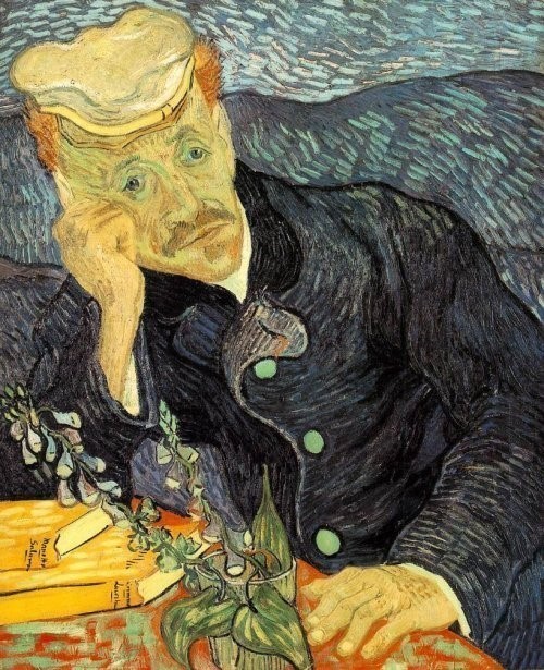 13. "Shifokor Gashe Portreti" ("Portrait of Dr. Gachet"), Vinsent van Gog (Vincent van Gogh)