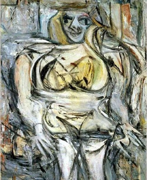 10. "Ayol III" ("Woman III"), Villem de Kunning (Willem de Kooning)