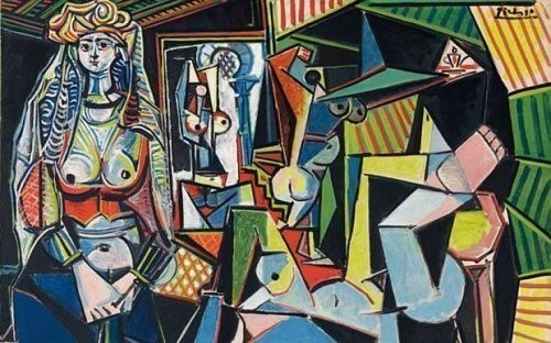 7. "Aljirlik ayollar" (О versiyasi) ("Les Femmes d’Alger", Version O), Pablo Pikassо (Pablo Picasso)