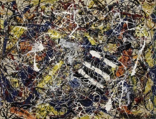 4. "17А Raqami" (Number 17A), Djekson Pollok (Jackson Pollock)
