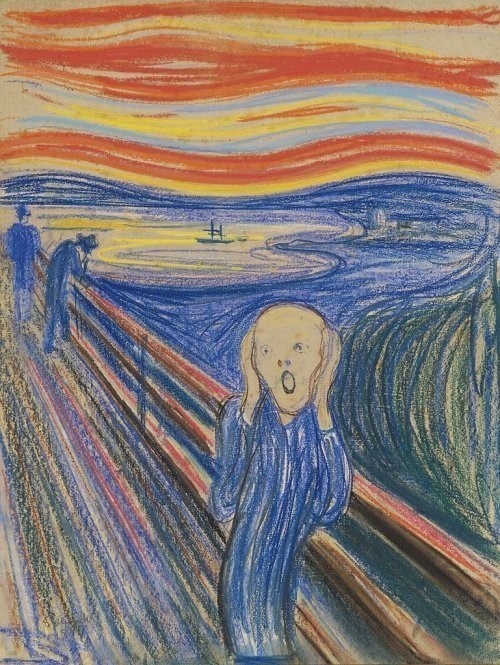 18. "Qichqiriq" ("The Scream"), Edvard Munk (Edvard Munch)