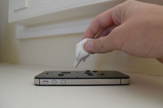 2-chi qadam: korpusni tezda arting namlikni ko’rinadigan izlaridan