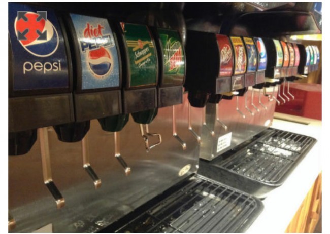 Gazlangan ichimliklar kranchalari deyarli doim kir