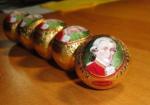 9. Motsartkugel (Mozartkugel), Avstriya