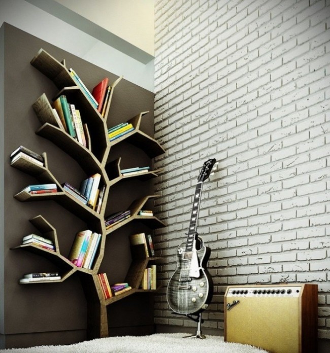 Daraxt shaklidagi javon