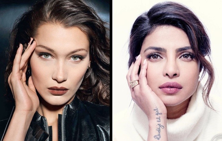 Modelning yuz shakli Bella Xadidga, ko‘zlari esa aktrisa Priyanka Chopraga tegishli.