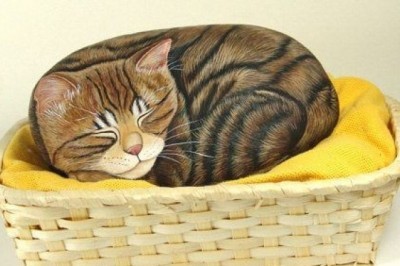 Ernestina Gallinadan toshlar ustidagi san'atlar.