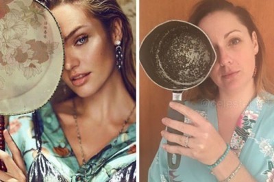 Mashxurlarning Selesta Barber tomonidan Instagramdagi parodiyalari