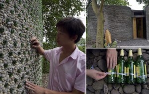 Qiziqarli ma'lumotlar: Bu yigit 8 mingdan ortiq pivo shishalaridan foydalanib o’ziga ajoyib ofis qurdi