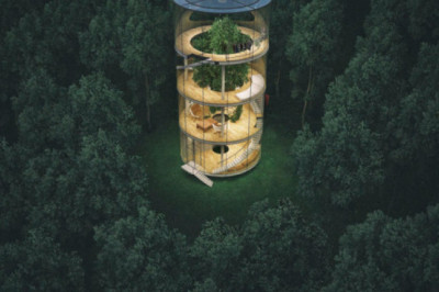 Qozog'istonlik arxitektordan ajoyib oynali uy