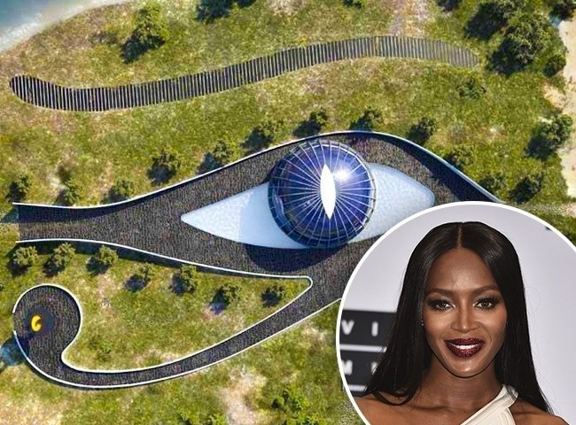 Naomi Kempbellning Turkiyadagi Kleopatra orolidagi “Gor ko’zi” nomli ekoyui
