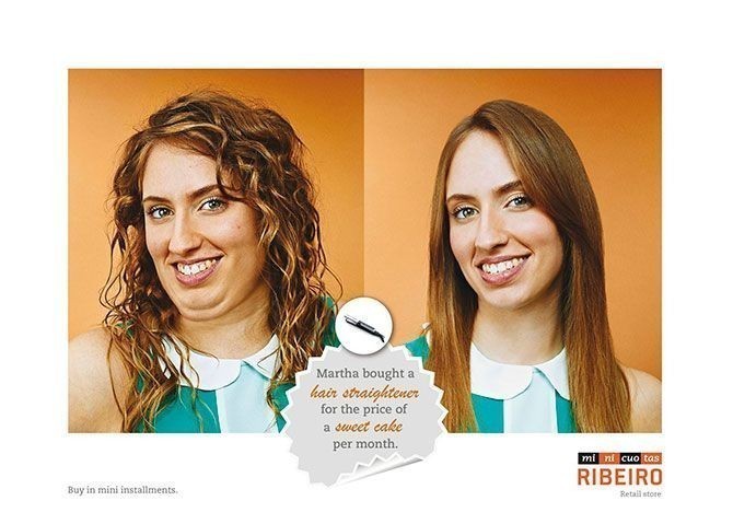 Marta oylik kekslar pulini sarflab o'rniga sochlarni tekislaydigan oldi.