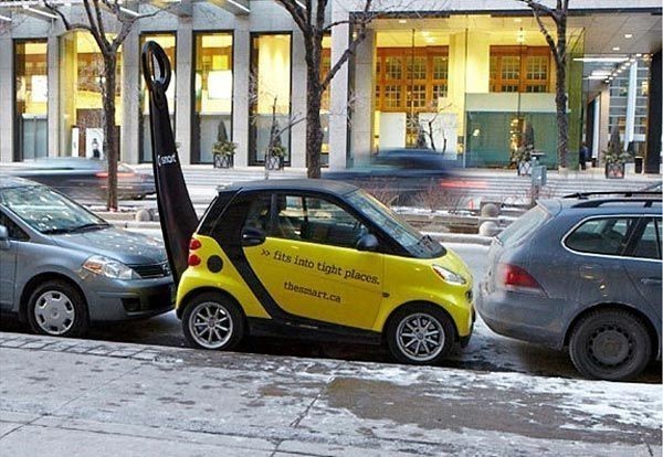 Smart avtomobillari: Oyoq kiyim kiyish uchun tayoqcha
