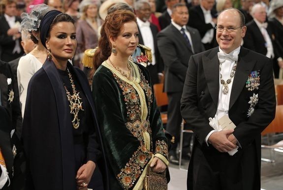 Sheyxa Moza va knyaz Monako Alber II.