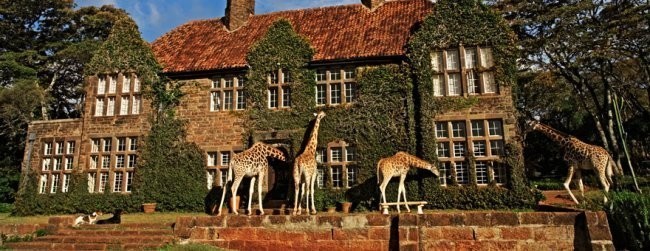 Giraffe Manor oteli, Nayrobi, Keniya