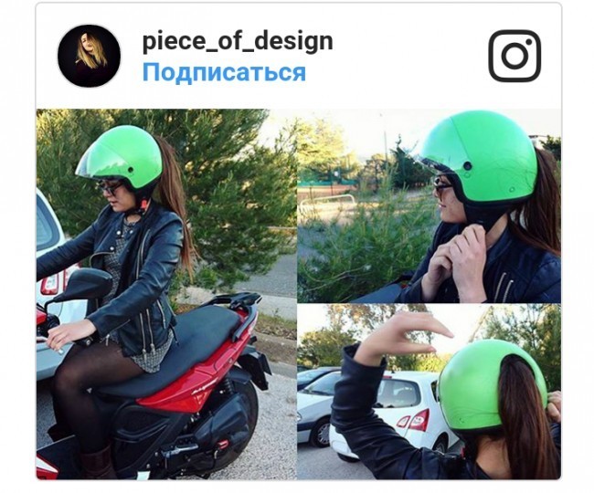 Sochni chiqarib qo'yish uchun teshikli motoshlem