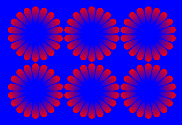 3. Biz qizil va ko’k ranglar birikmasini yomon qabul qilamiz