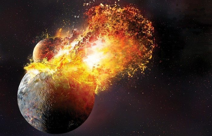 1.Oy to’qnashuv natijasida vujudga kelgan