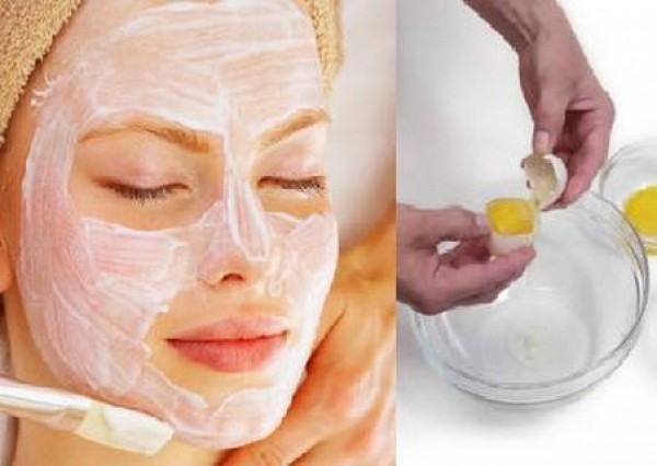 3. Tuxum oqi + limon + aloe.