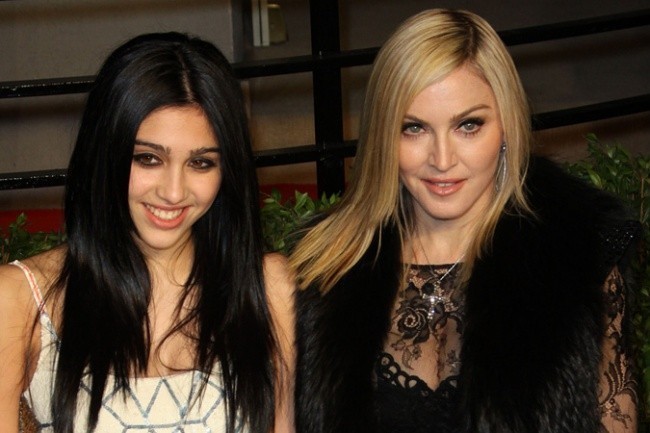 Madonna va qizi Lurdes Mariya Chikkone-Leon
