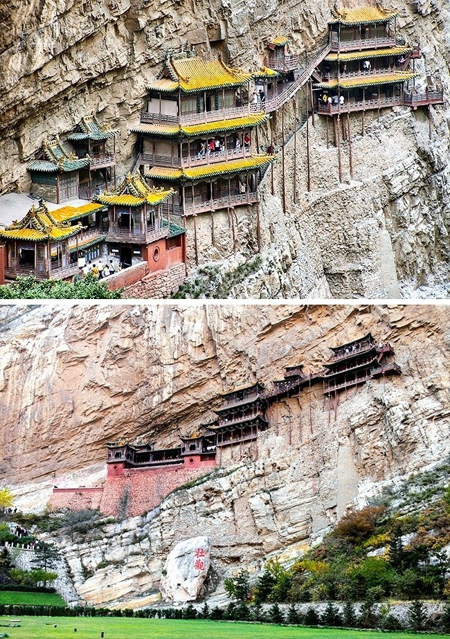 7. Osilib turgan Syuankun-si monastir, Xitoy