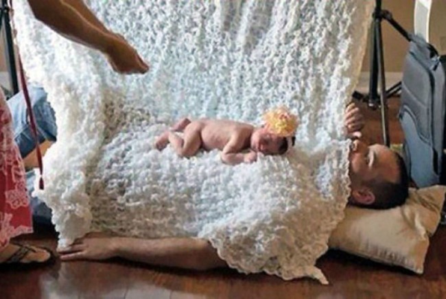 Bugun ota, ertaga fotosessiya uchun matras