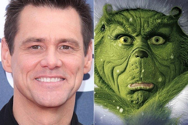 10. Jim Kerri «Grinch — Yangi Yil o'g'risi», 2000.