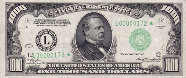 1000$ kupyura