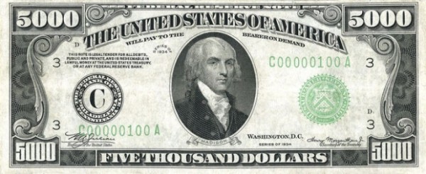 5000$ kupyura