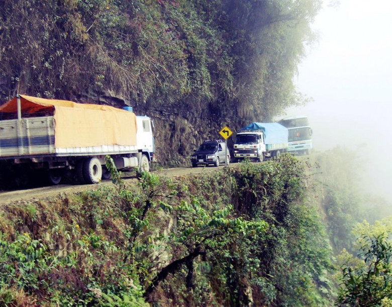 1. Shimoliy Yungas yo'li, Boliviya