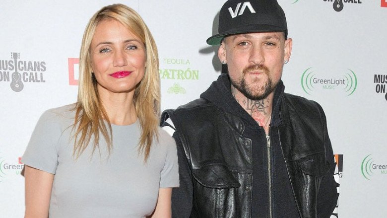 Kameron Diaz va Benji Madden. Mashhur rok ijrochisi o’zidan 6 yosh katta aktrisaga uylanganidan juda mamnun.