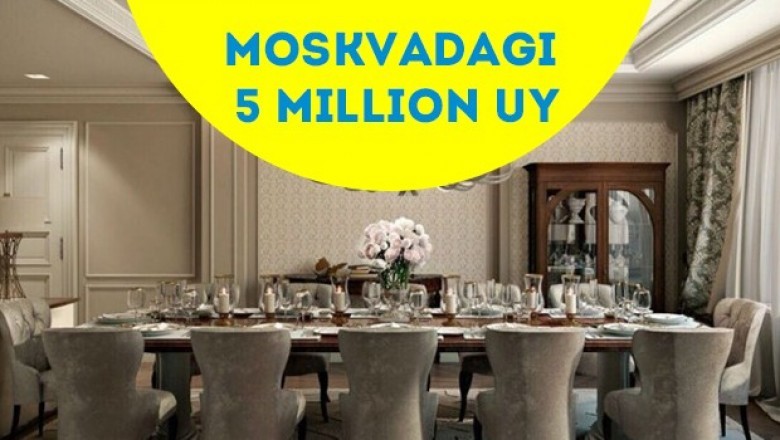Moskvadagi oyiga 5 million bo'lgan eng qimmat uylar qanday ko'rinishga ega ?