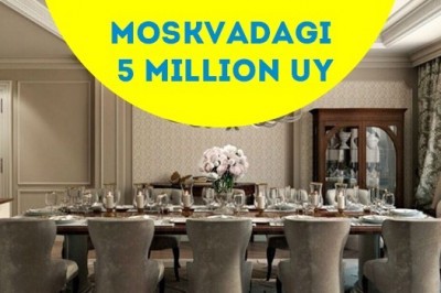 Moskvadagi oyiga 5 million bo'lgan eng qimmat uylar qanday ko'rinishga ega ?