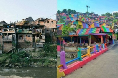 22 ming dollarga Indoneziyada harobalarni kamalak burchakga aylantirishdi