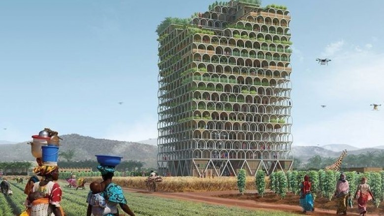 Kelajakning binolari 10 ajoyib g'oyalari: aysberg, Mars va ferma-uy