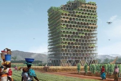 Kelajakning binolari 10 ajoyib g'oyalari: aysberg, Mars va ferma-uy