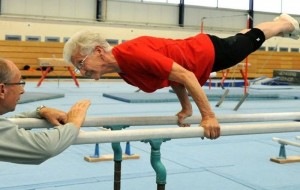 91-yoshlik Germaniyalik gimnastikachi ayol