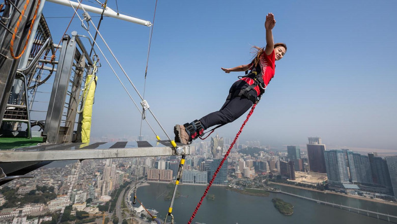 Toshkentda Markaziy Osiyodagi eng baland arqon bilan sakrash (bungee jumping) ochiladi